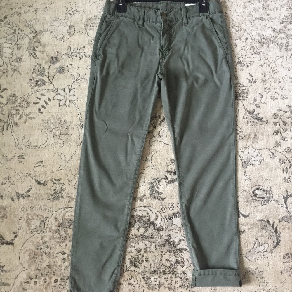 Cosmic Blue Love Casual roll cuff pants Sz 26